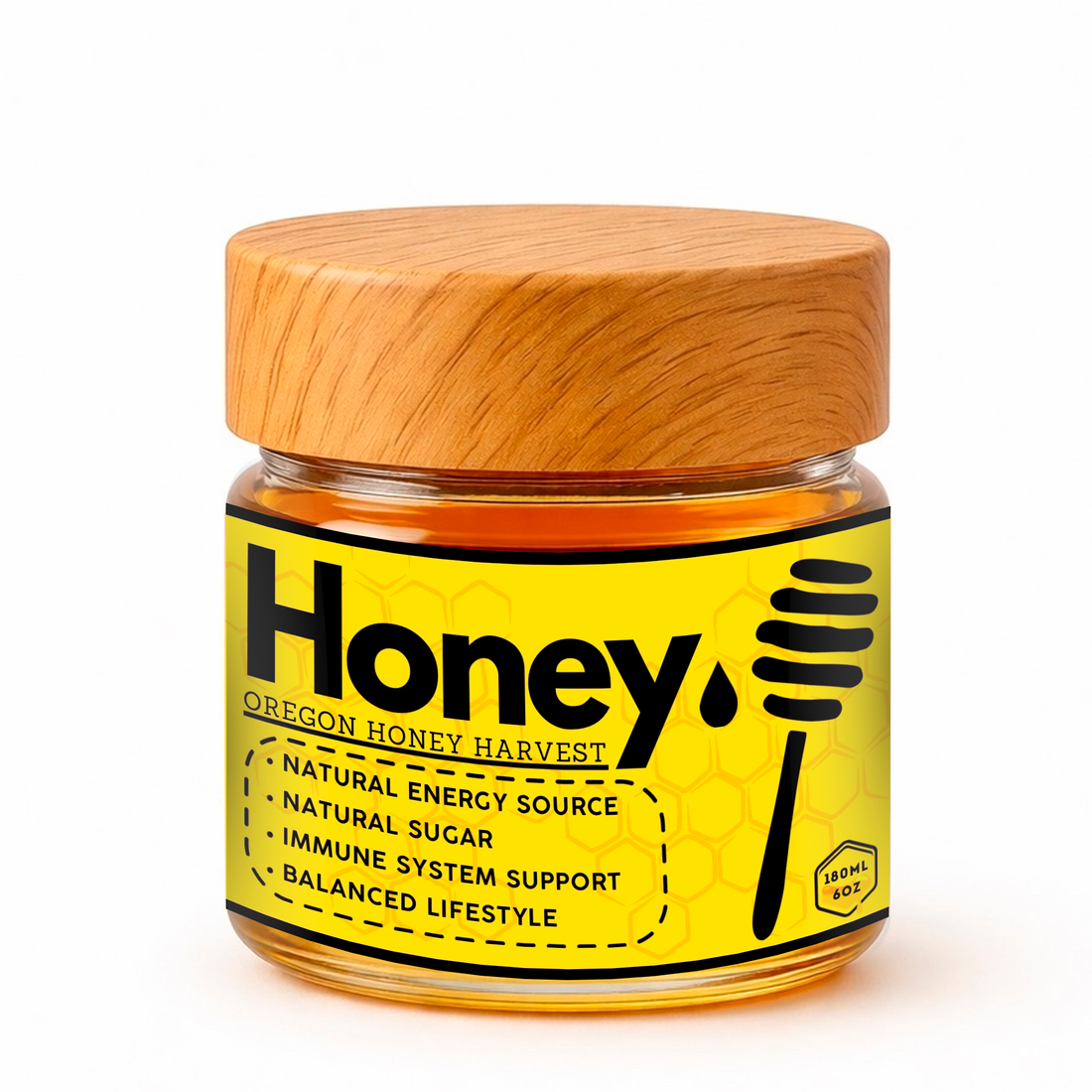 Bee Gold – Pure Raw Honey 6 oz