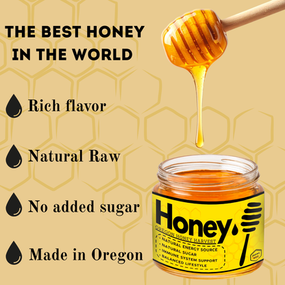 Bee Gold – Pure Raw Honey 6 oz