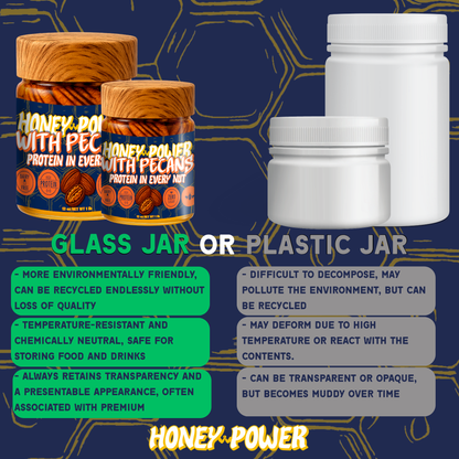 Honey Power with Pecans - Natural Honey Protein in Every Nut 12 oz